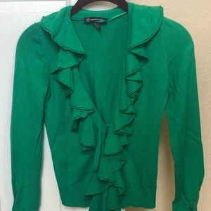 INC International Concepts Kelly Green xs cardigan